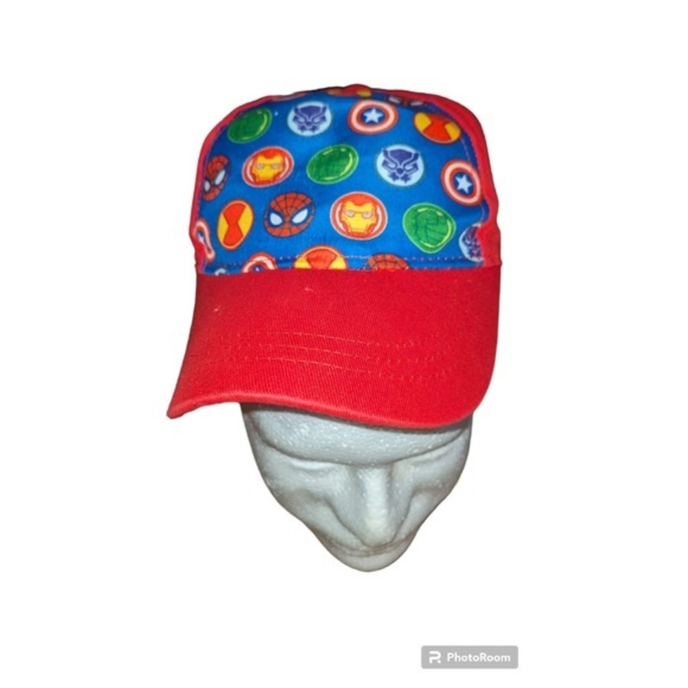 Marvel‎ Comics Hat Superhero Logos Baseball Cap Red Blue Kids